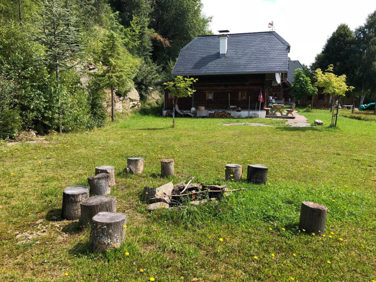 Waldheimathuette Villa Sankt Kathrein am Hauenstein Exterior photo