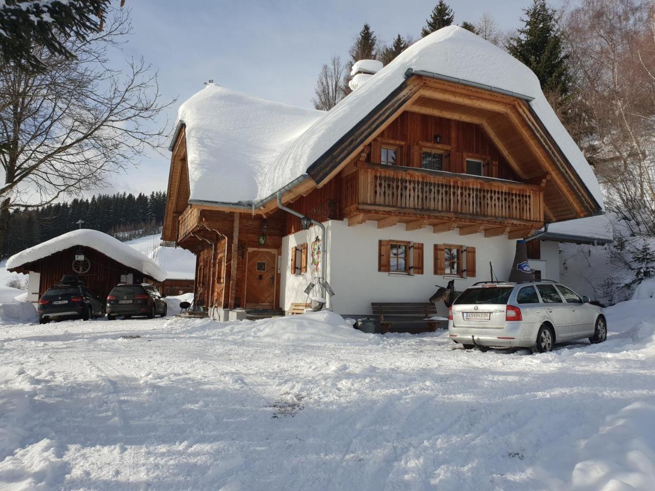 Waldheimathuette Villa Sankt Kathrein am Hauenstein Exterior photo